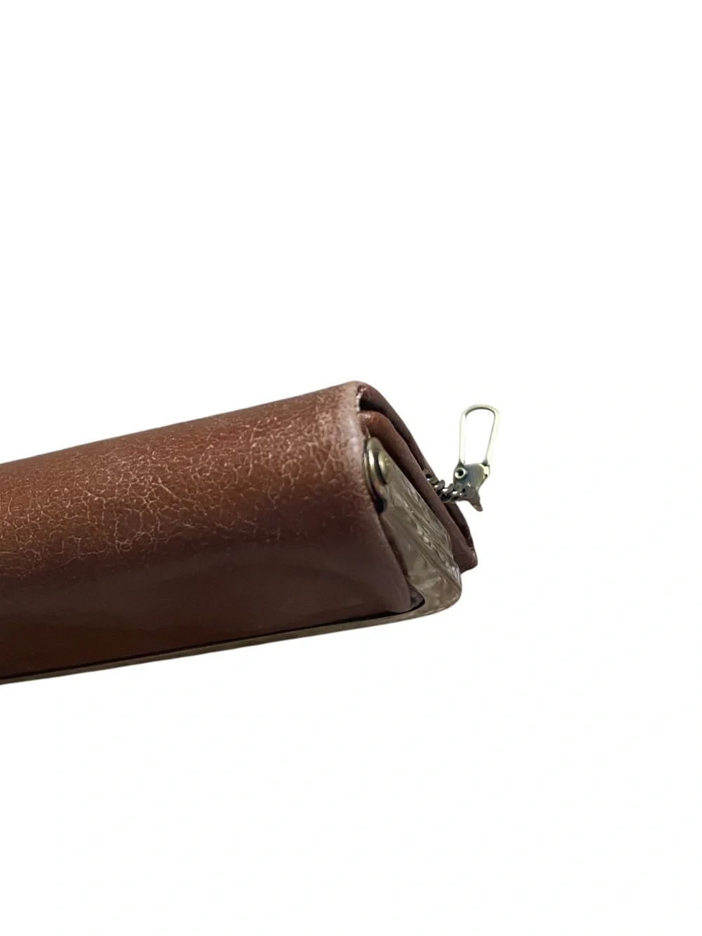 HOBO Brown Leather Magnetic Wallet Cluch